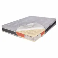 Saltea pat Ortopedica cu Arcuri Pocket, 180×200 – 100% Latex, Ioni de Argint, 26 cm, Hotel Range
