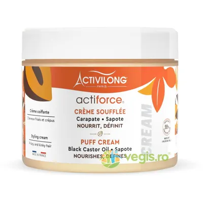 Crema Hidratanta pentru Coafare cu Ulei de Ricin Negru Actiforce 300ml