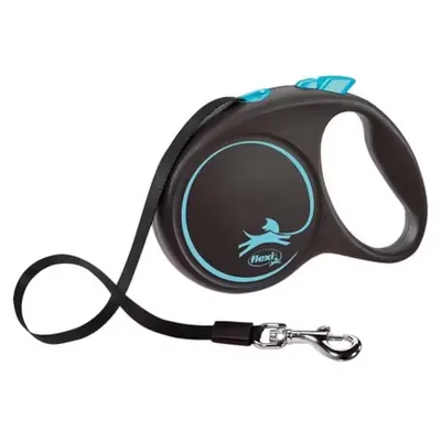 Lesa caini, Flexi, pana la 50 kg, marime L, 5 metri, albastru