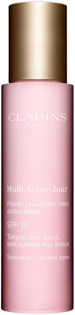 Clarins Loțiune facială hidratantă și protectoare Multi-Active, SPF15, 50 ml