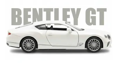 Masina din Metal Bentley Continental GT 1:32, Pullback, Lumini si Sunete, Usi Deschizatoare, 15 cm