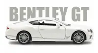 Masina din Metal Bentley Continental GT 1:32, Pullback, Lumini si Sunete, Usi Deschizatoare, 15 cm