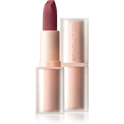 Revolution Lip Allure Soft Satin Lipstick ruj cremos cu finisaj satinat culoare Black Cherry 3.2 g