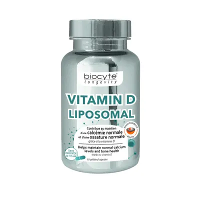 Vitamina D Lipozomala, 30 capsule, Biocyte