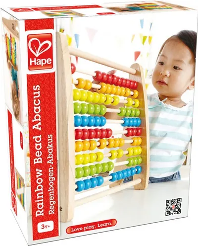 Abac Hape - Curcubeu, din lemn