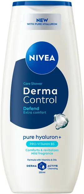 Nivea Derma Control Gel de duș Defend, 250 ml