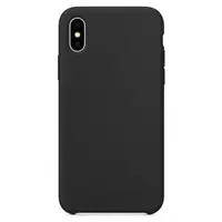 Husa pentru Apple iPhone XS / X, OEM, Pure Silicone, Neagra