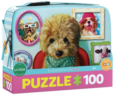 Puzzle pentru copii Eurographics din 100 piese - Cutie de prânz "Ora cinei"