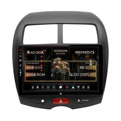 Navigatie Mitsubishi ASX Peugeot 4008 (2010-2018), Android, A-Octacore 4GB RAM + 64GB ROM, 10.1 Inch - AD-BGA10004+AD-BGRKIT267