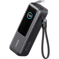 Baterie Externa Anker, 25000mAh, 165W, QC + PD, 1 x USB-A - 3 x USB-C, Gri A1695H11