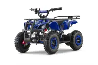 ATV electric pentru copii NITRO Torino Quad 1200W 48V Snowy Tyre, culoare Albastra