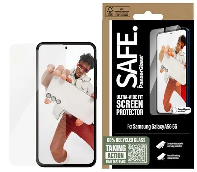 Protector de sticlă PanzerGlass - Safe, Galaxy A56, transparent
