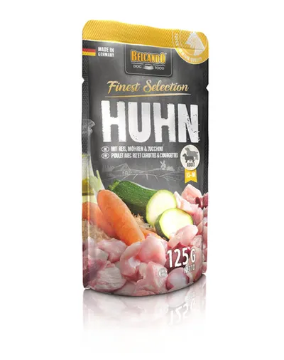 BELCANDO Finest Selection hrana umeda caini adulti, cu pui si orez 125 g