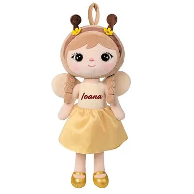 Papusica personalizata de plus Albinuta Zumzi