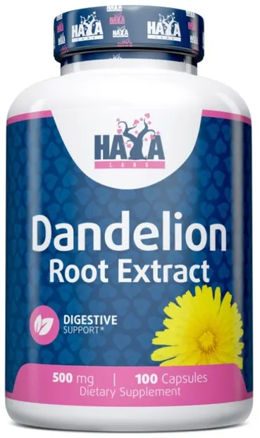 Dandelion Root Extract, 500 mg, 100 capsule, Haya Labs