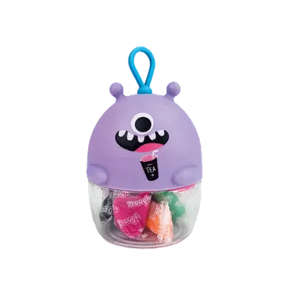 Miniset de modelaj cu 10 culori de plastilina usoara Monstruleti Mov