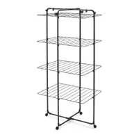 Uscător de rufe negru mat 30 m HangOn Tower – Brabantia