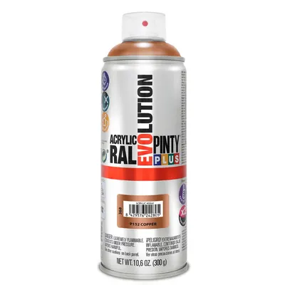 Vopsea Spray acrilica copper, interior / exterior, P152, 400 ml, Pintyplus
