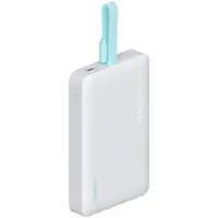 Baterie Externa Wireless Cuktech CP132ML, 10000mAh, 22.5W, PD + QI, 2 x USB-C, Alba