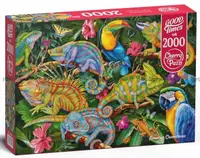 Puzzle Cherry Pazzi din 2000 de piese - Cameleonii