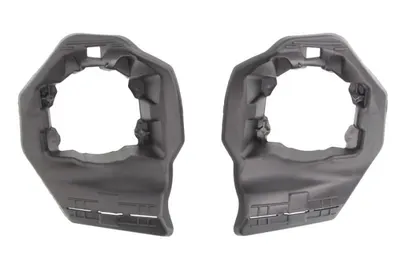 Suport halogen Fata Dreapta Stanga set, plastic, negru potrivit PEUGEOT 301 11.12- 11.12