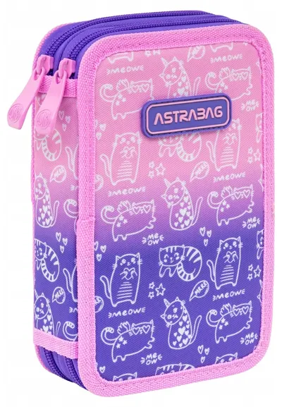 Penar școlar Astra Kitty - 2 fermoare