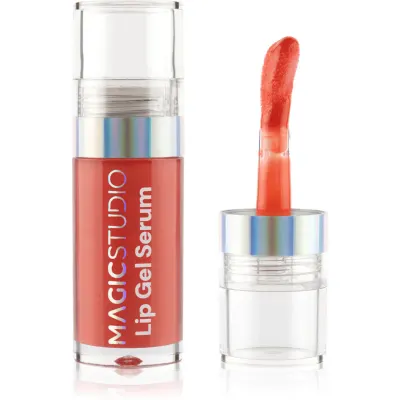 Magic studio Lip Gel Serum ser hidratant de buze culoare 03 Peach Pop 4 ml