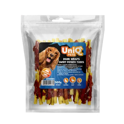 Mini batoane cu carnita rata Uniq 500 g