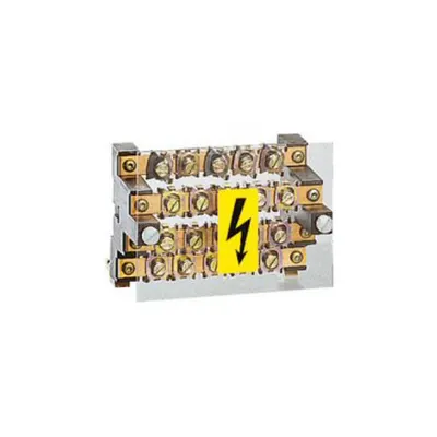Power distribution block - stepped pentru lugs - 125 A - 4 bars 12 x 4 mm