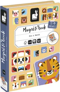 Carte magnetica pentru copii Janod - Amesteca si aranjeaza imaginea