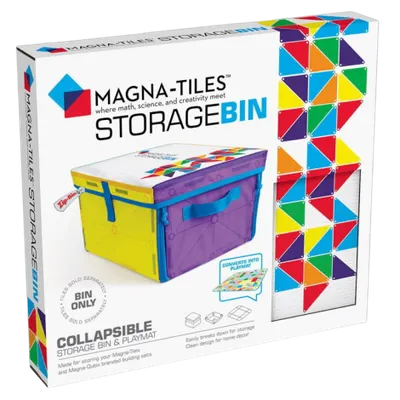 Cutie de depozitare si covor de joaca Magna Tiles 20200