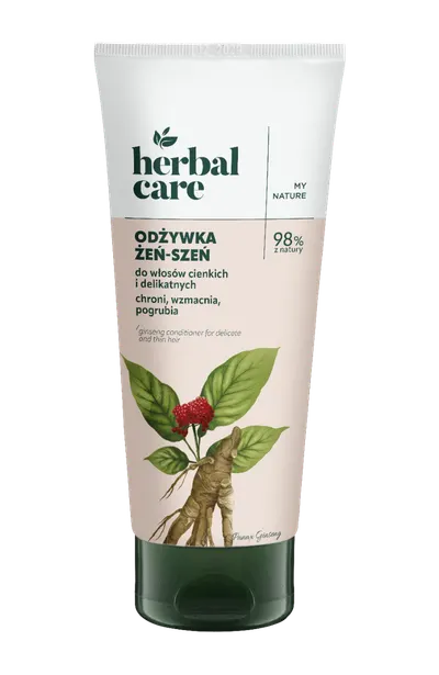 Balsam cu extract de ginseng pentru par fin si subtire Herbal Care, 200ml, Farmona