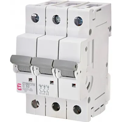 ETIMAT P10 Intrerupatoare automate miniatura 10kA ETIMAT P10 3p C50