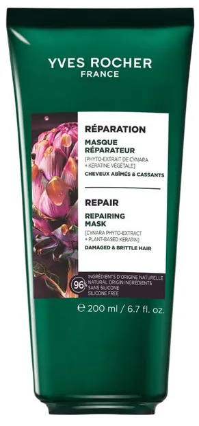 Yves Rocher Reparation Mască pentru refacerea părului, 200 ml