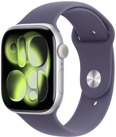 Ceas inteligent Apple - Watch S11 GPS, 42 mm, S/M, Silver Aluminium/Purple