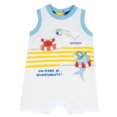 Salopeta bebelusi Chicco, alb cu galben, 51334-66MFCO
