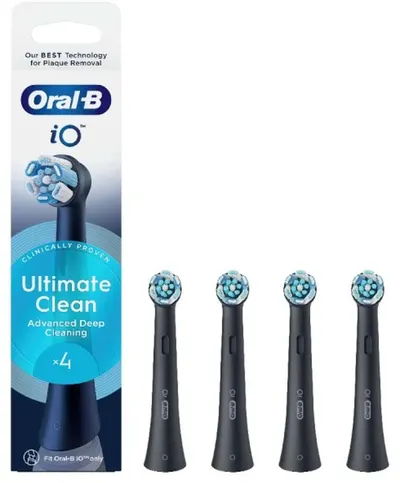 Oral-B - iO Ultimate Clean, 4 bucăți, negre