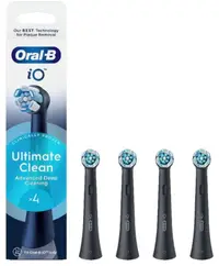 Oral-B - iO Ultimate Clean, 4 bucăți, negre