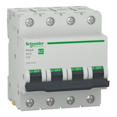 Easy9 Intreruptor automat 4P 4500 A C 25A