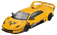 Model de colecție Mini GT Modern: Mașini - Lamborghini LB-Silhouette Works Murcielago GT Evo galben