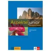Aspekte junior B2, Medienpaket (4 Audio-CDs + Video-DVD). Mittelstufe Deutsch