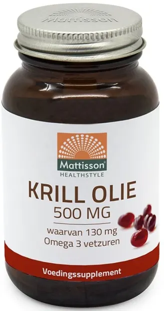 Krill Oil, 500 mg, 60 capsule, Mattisson Healthstyle