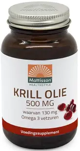 Krill Oil, 500 mg, 60 capsule, Mattisson Healthstyle