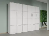 Dulap dormitor Alb V2 6U - Acapulco