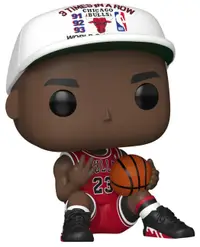Figurină Funko POP! Basketball: Chicago Bulls - Michael Jordan 3 Times in a Row #222