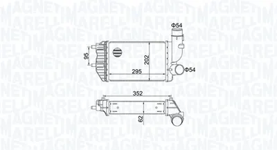 Intercooler potrivit CITROEN JUMPER I; FIAT DUCATO; PEUGEOT BOXER 1.9D-2.8D 02.94