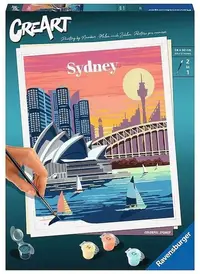 Set de pictură pe numere Ravensburger CreArt - Sydney