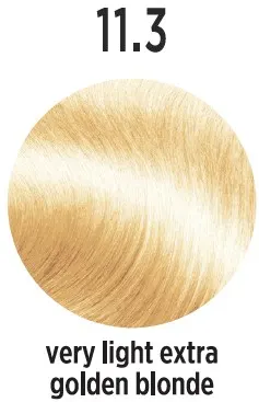 Vopsea de par Profesionala ELEMENT 11.3, 100 Ml, Very Light Extra Golden Blonde