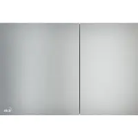 Clapeta de Actionare Alcaplast FLAT-AIR, Aluminiu Anodizat