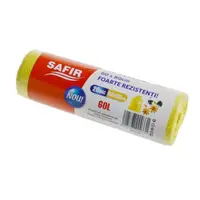 Saci Menajeri Galbeni din Polietilena, 60 l, 20 Bucati